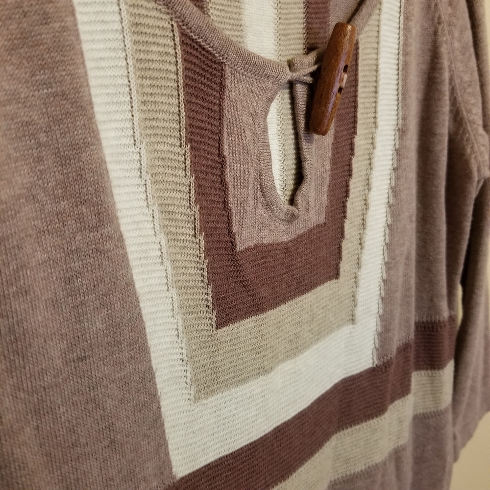 prAna Yarrah Dress Nude Blush Pink Colorblocked - Picture 3 of 8